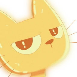 Cets giving a heavy-lidded side-eye, close up